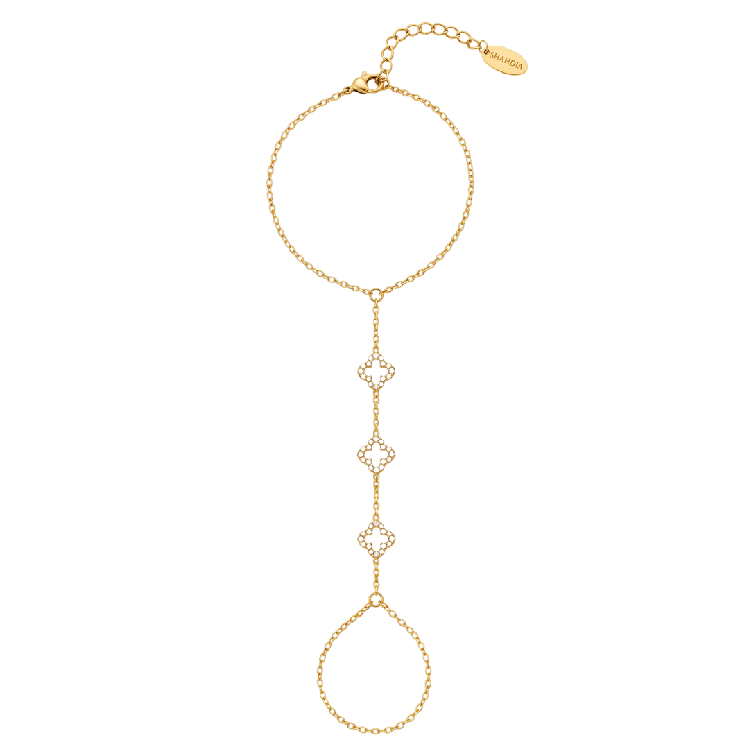 Clover Zirkonia Handkette