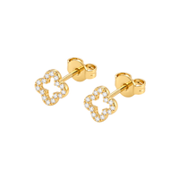 Clover Zirkonia Ohrstecker