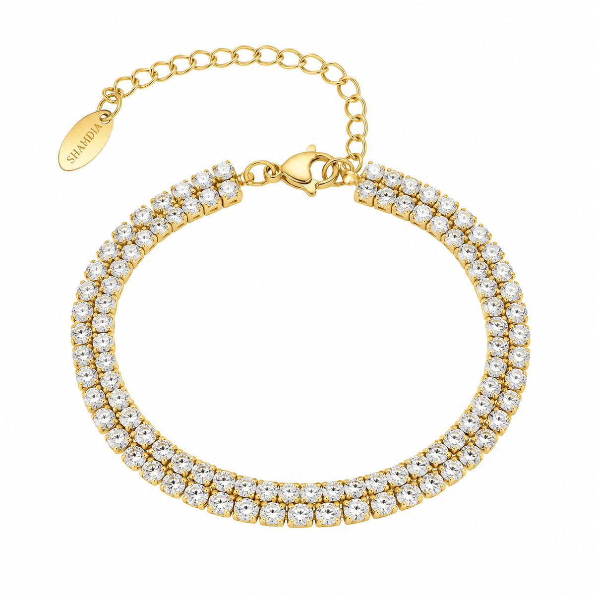 Double Tennis Armband - SHAHDIA
