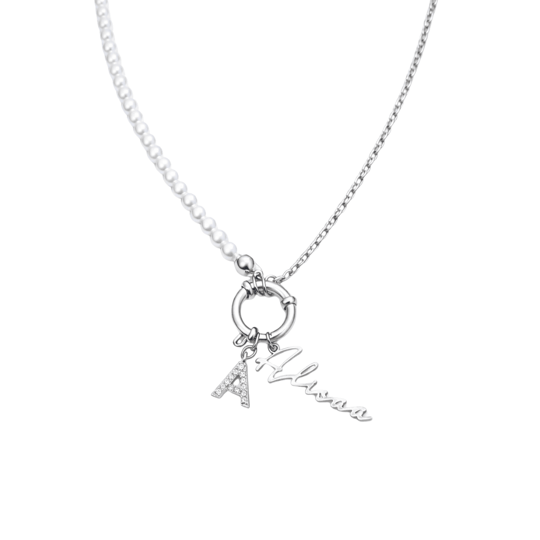 Fia Perle Kette Signatur - SHAHDIA