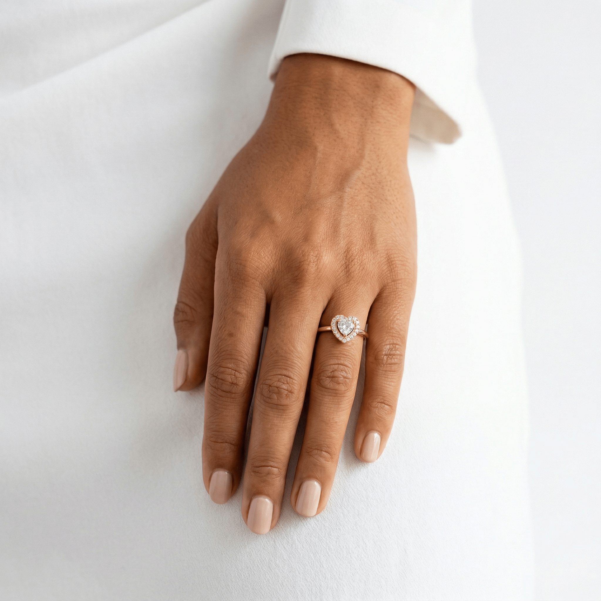 Herz Zirkonia Ring - SHAHDIA