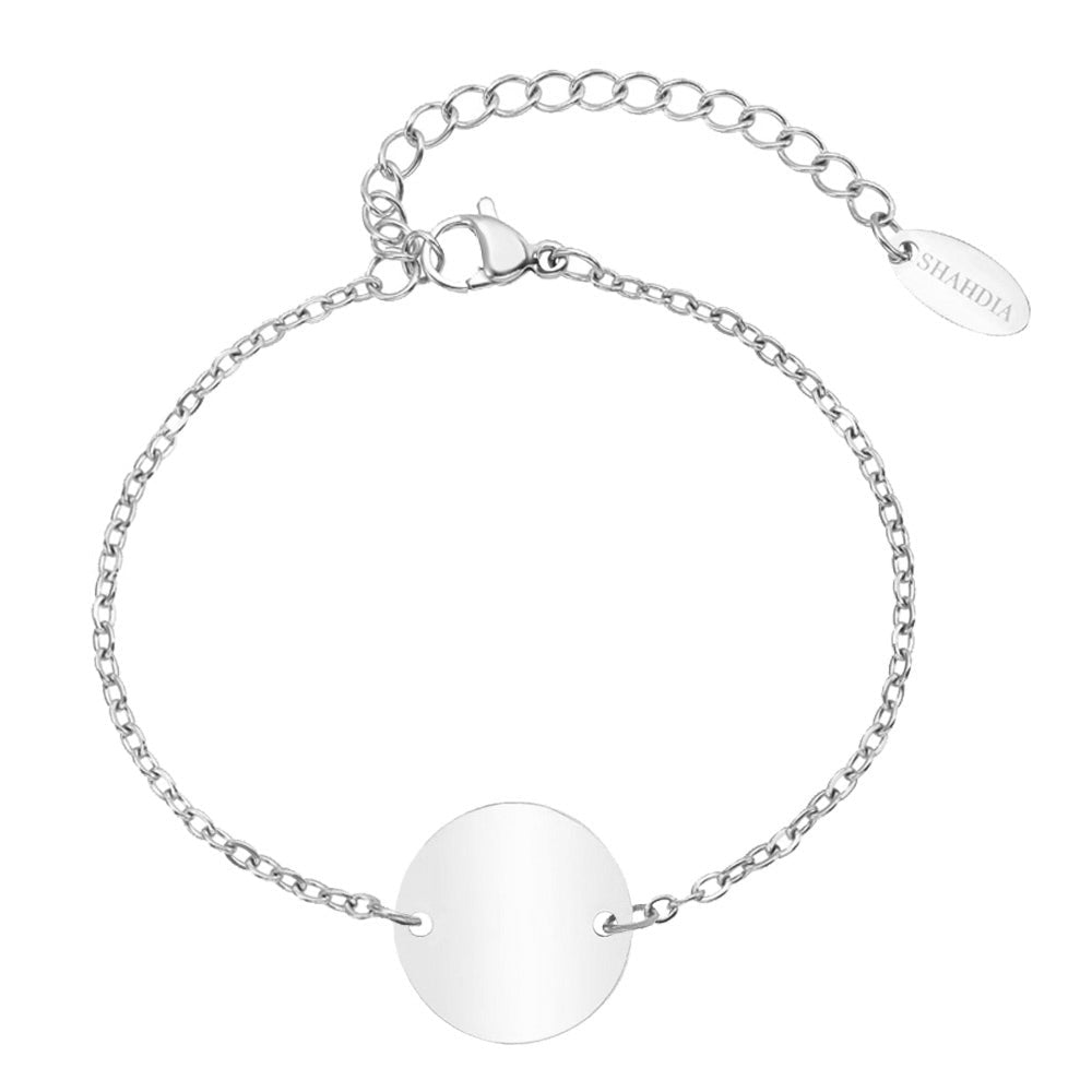 Plättchen Armband Gravur - SHAHDIA