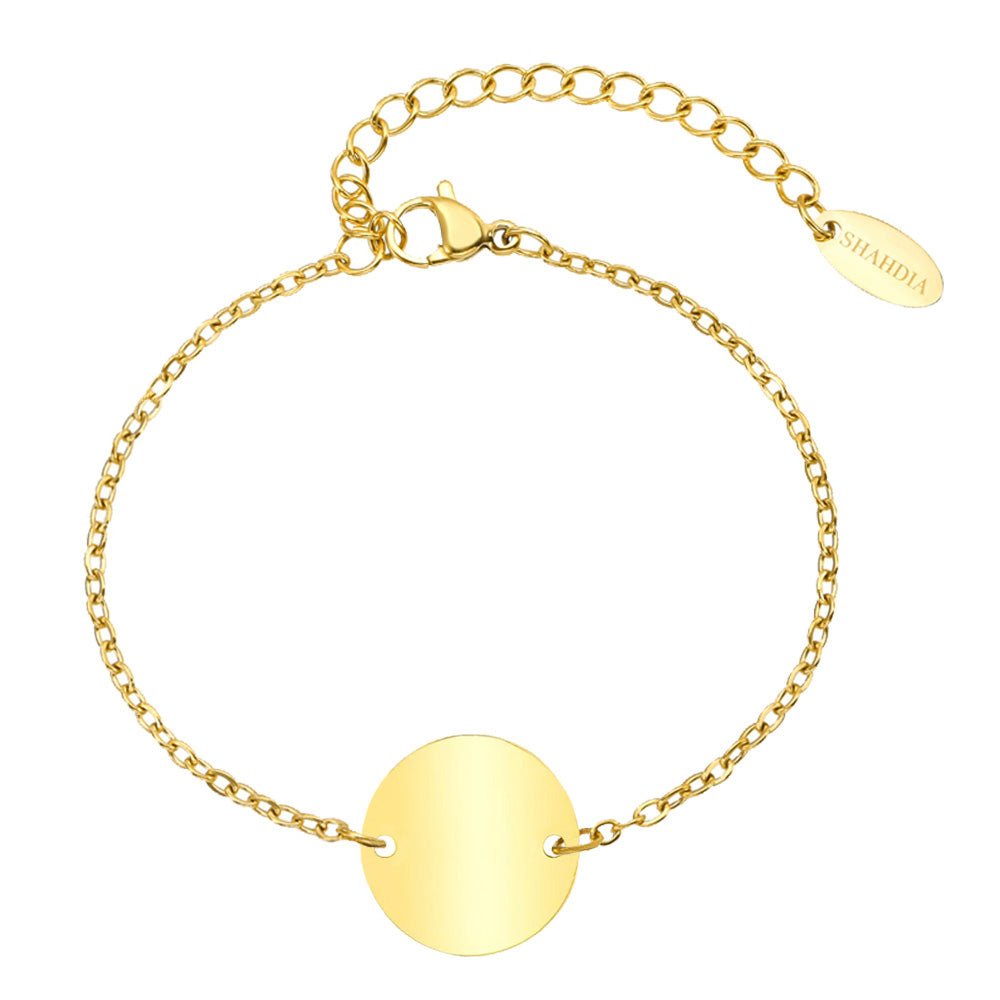 Plättchen Armband Gravur - SHAHDIA