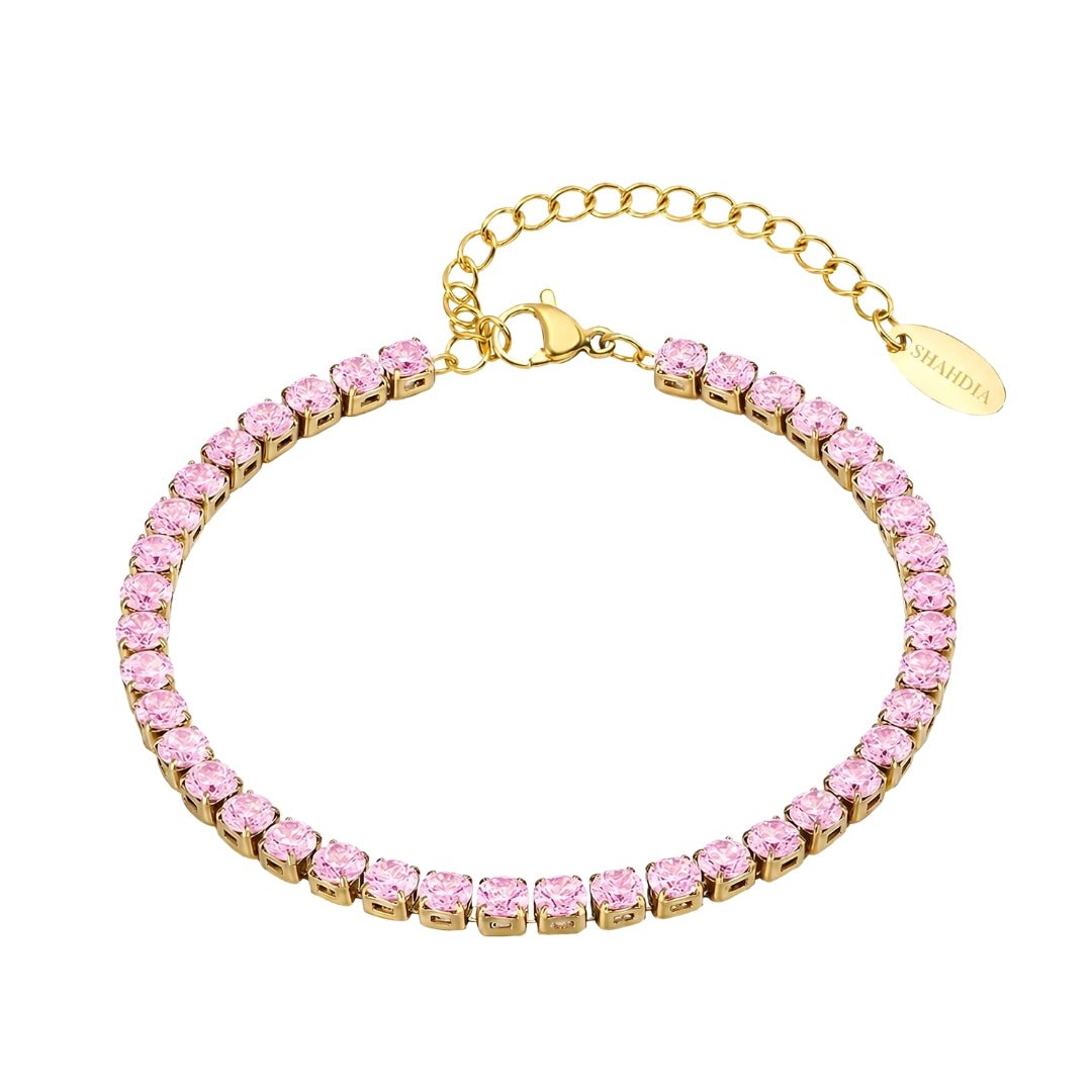 Tennis Armband Rose - SHAHDIA