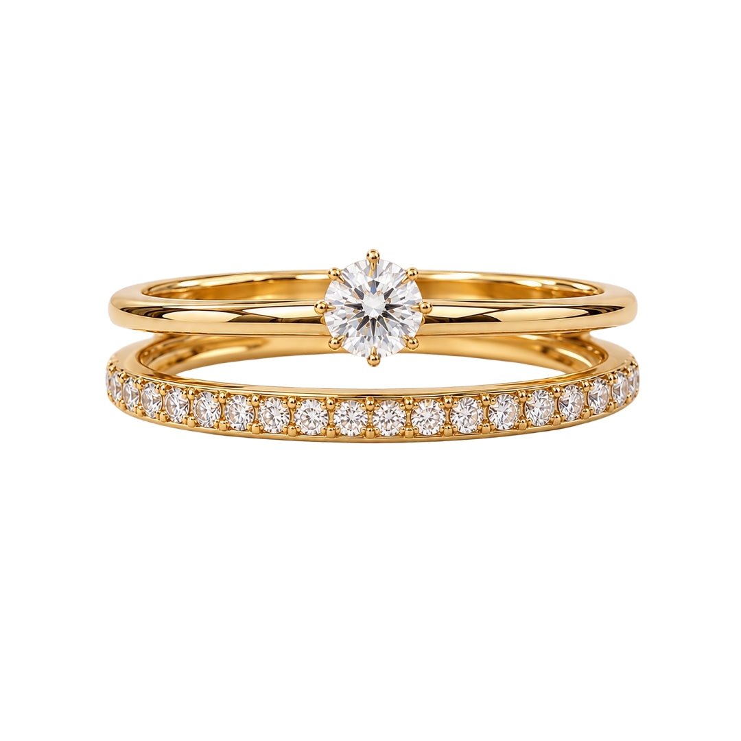 Twin Curve Ring - SHAHDIA