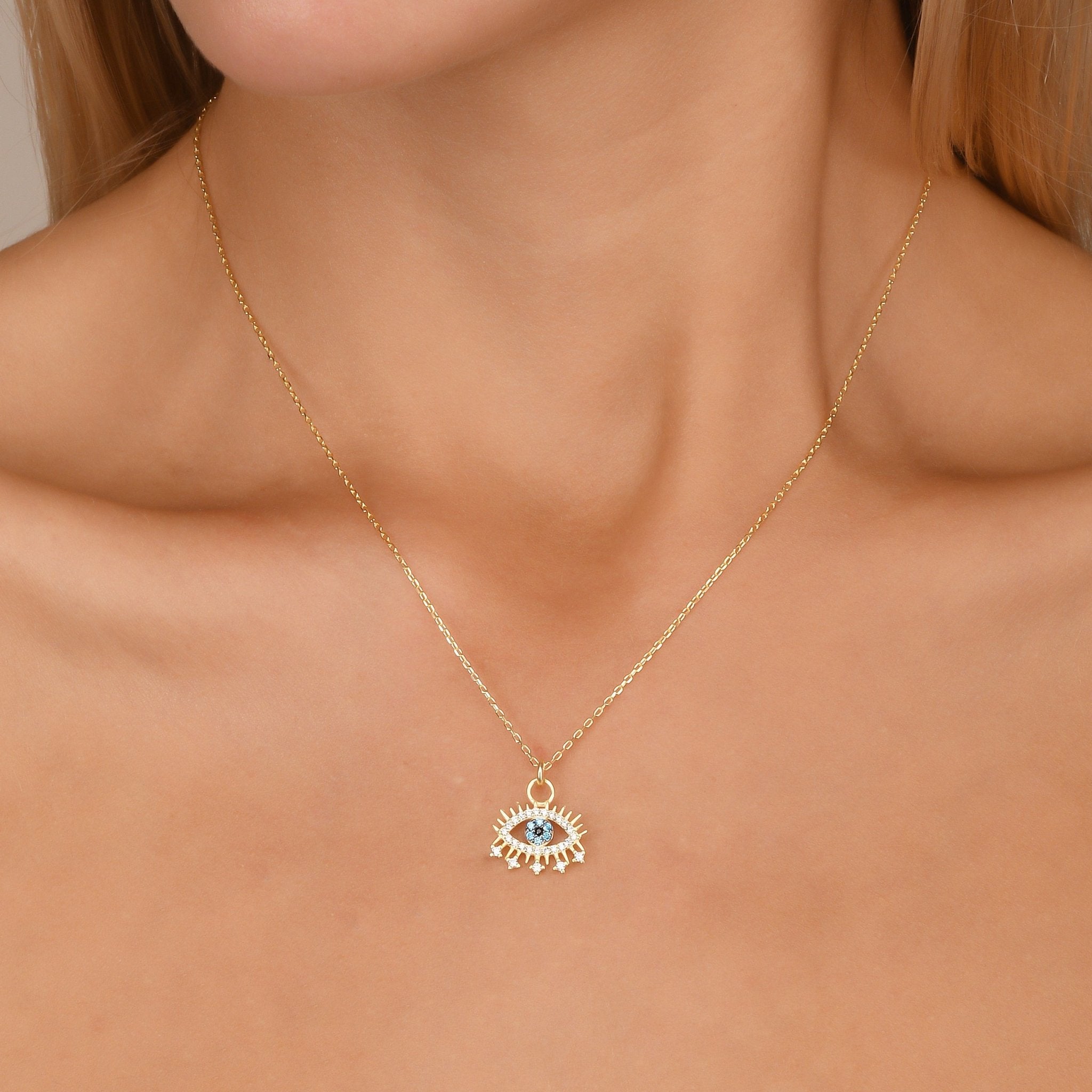 Halskette "Evil Eye" - Shahdia