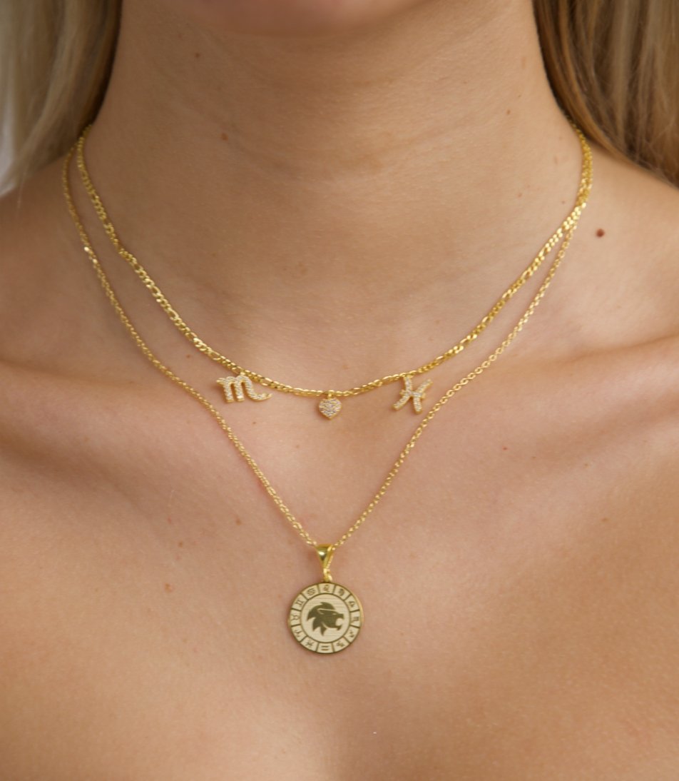 Zodiac Plate Kette - SHAHDIA