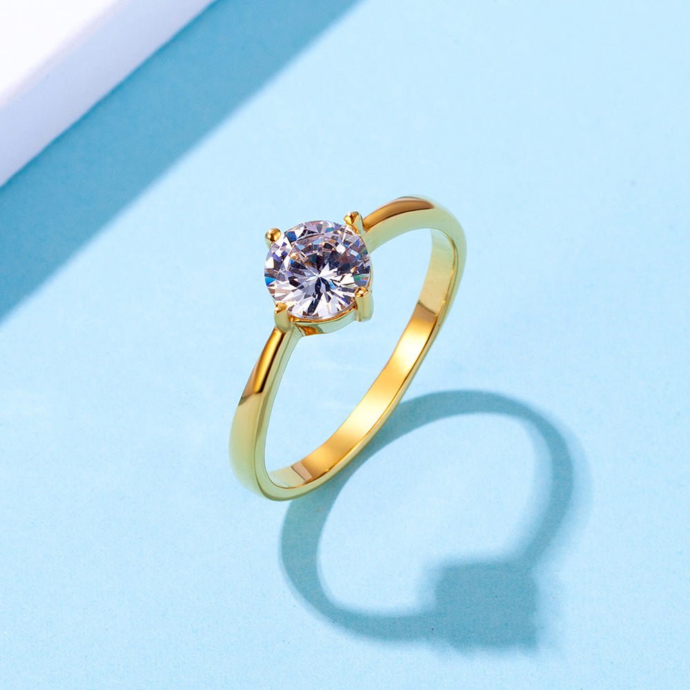 schmuck farn golden brilliant Brilliant Ring