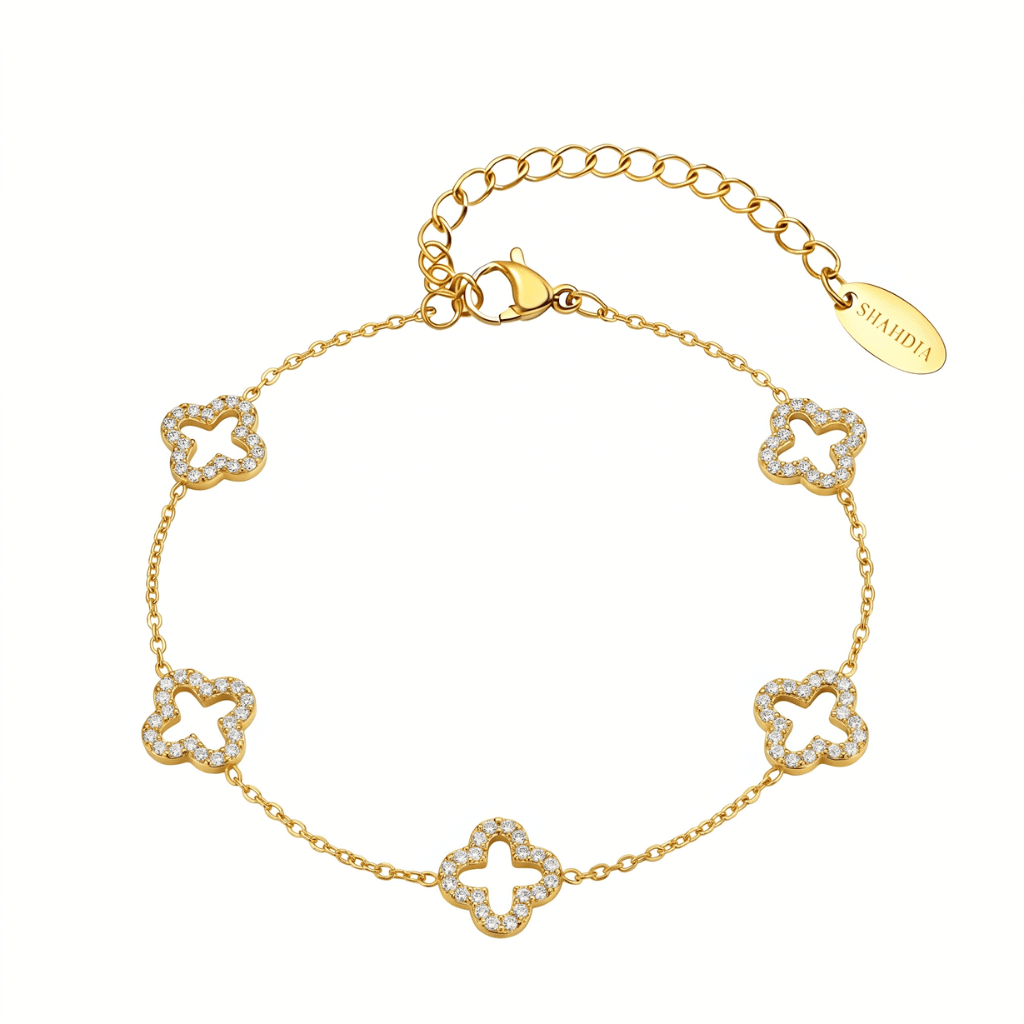 Clover Zirkonia Armband - SHAHDIA
