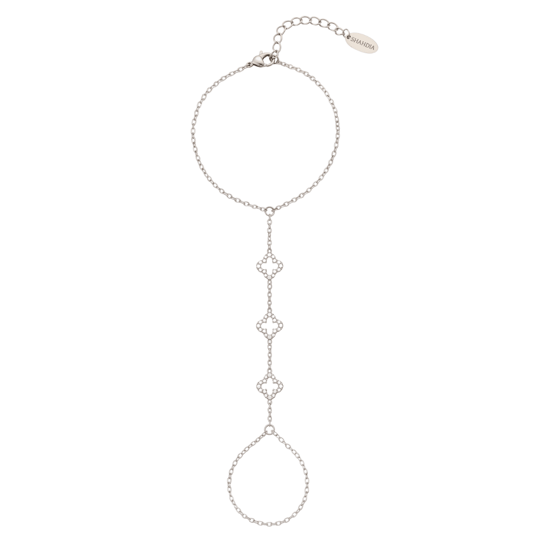 Clover Zirkonia Handkette - SHAHDIA