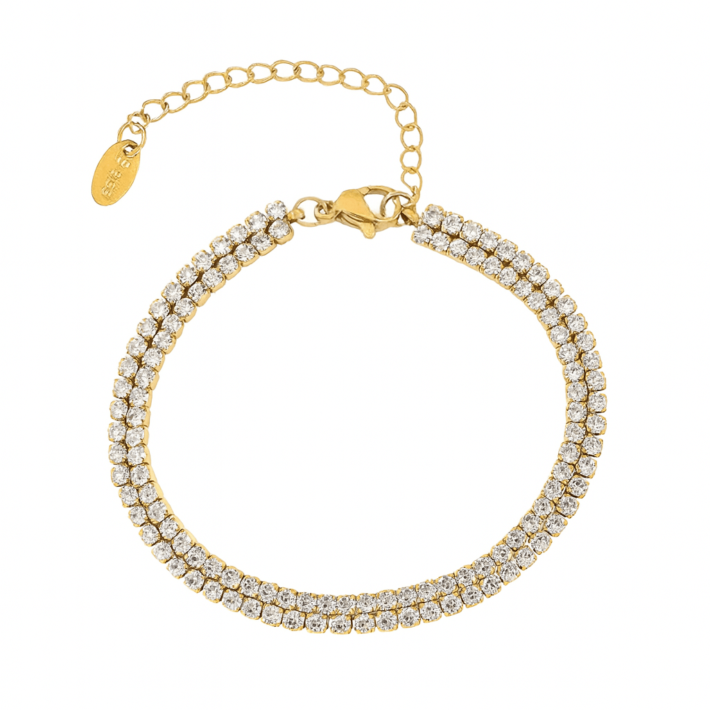 Double Tennis Armband - SHAHDIA