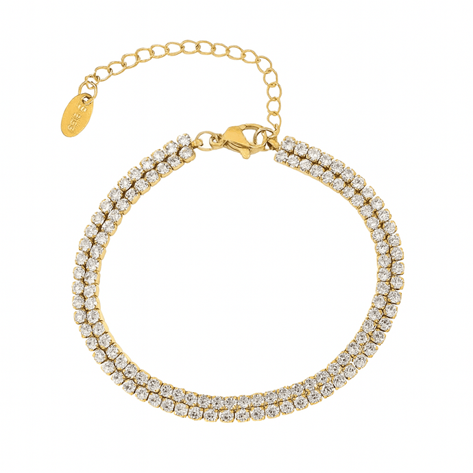 Double Tennis Armband - SHAHDIA