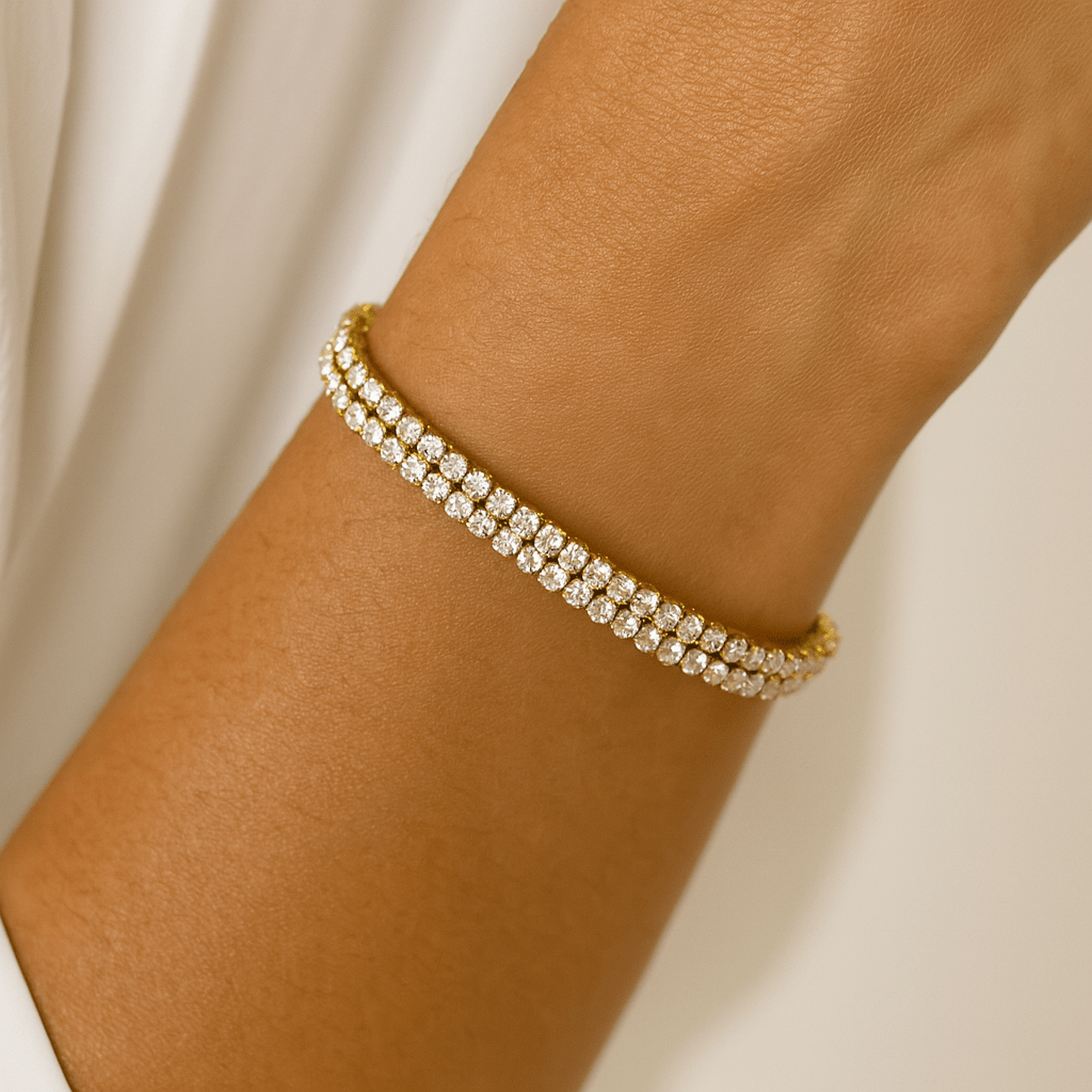 Double Tennis Armband - SHAHDIA