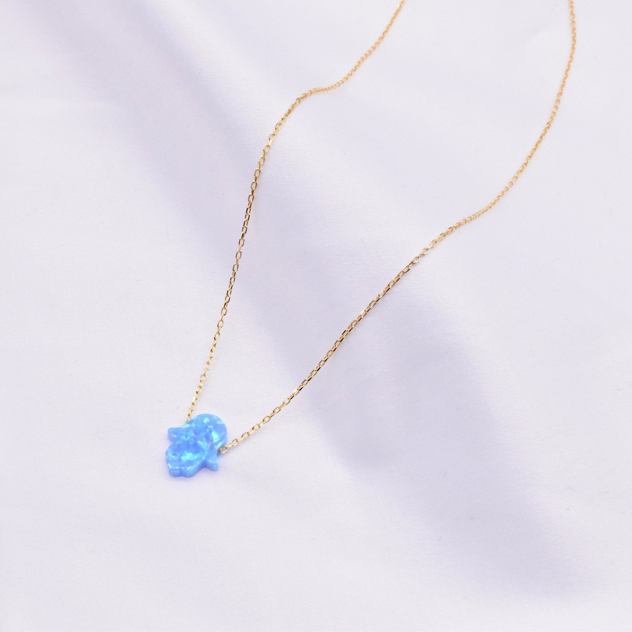 Fatimas Hand Blau - SHAHDIA