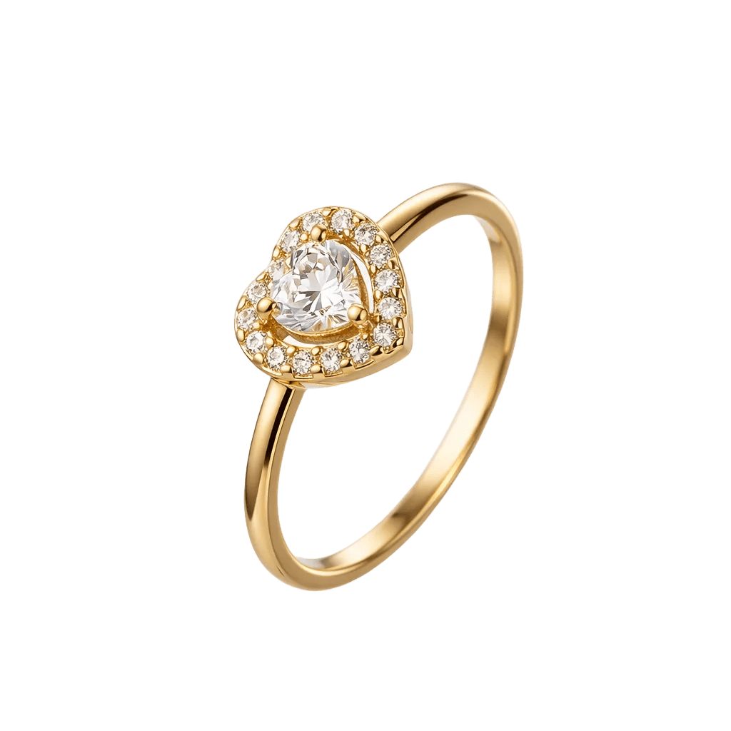 Herz Zirkonia Ring - SHAHDIA