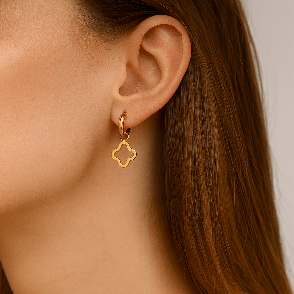 Kleeblatt Ohrringe - SHAHDIA