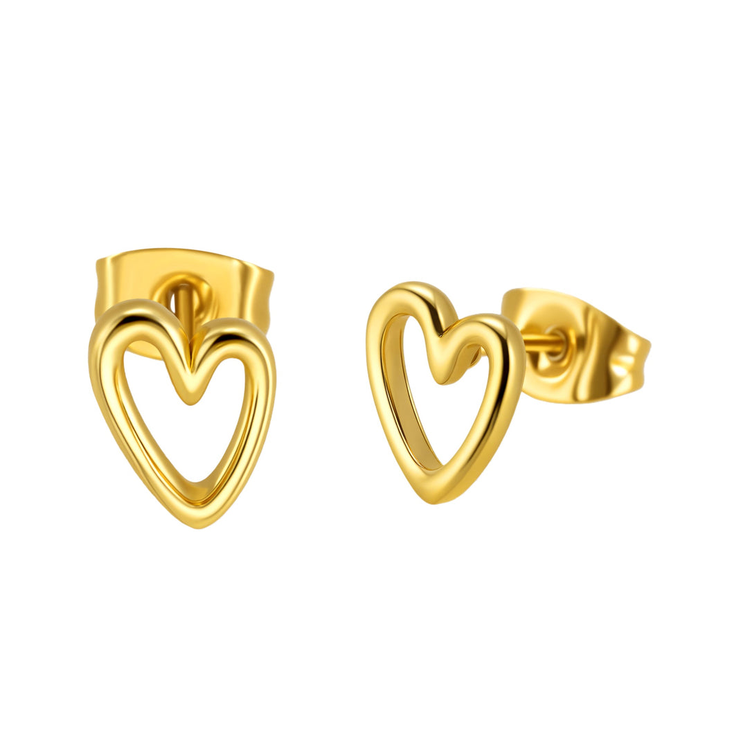 Mini Herz Ohrstecker - SHAHDIA