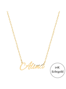 Namenskette 14K Echtgold - SHAHDIA