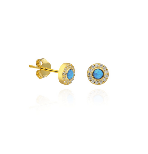 Opal Ohrstecker - SHAHDIA