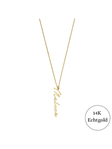 Signatur 14K Echtgold - SHAHDIA
