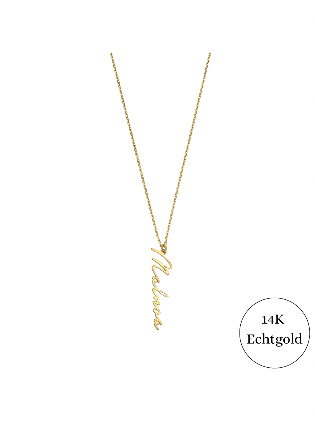 Signatur 14K Echtgold - SHAHDIA