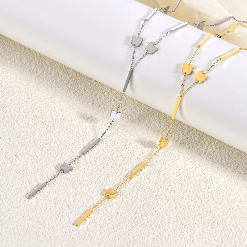 Y - Halskette Butterfly Stick - SHAHDIA