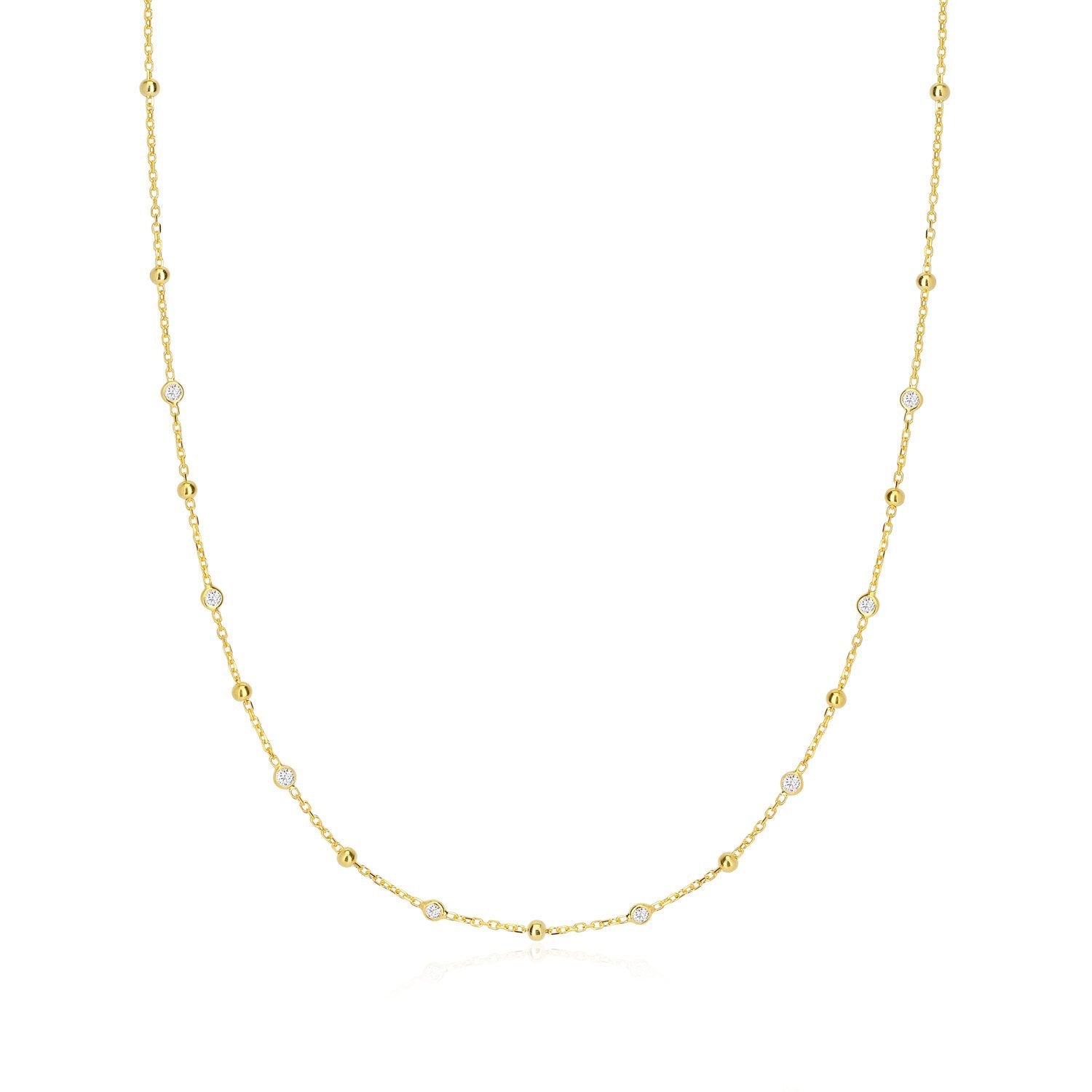 Bola Zirkonia Halskette - Tash Jeweler