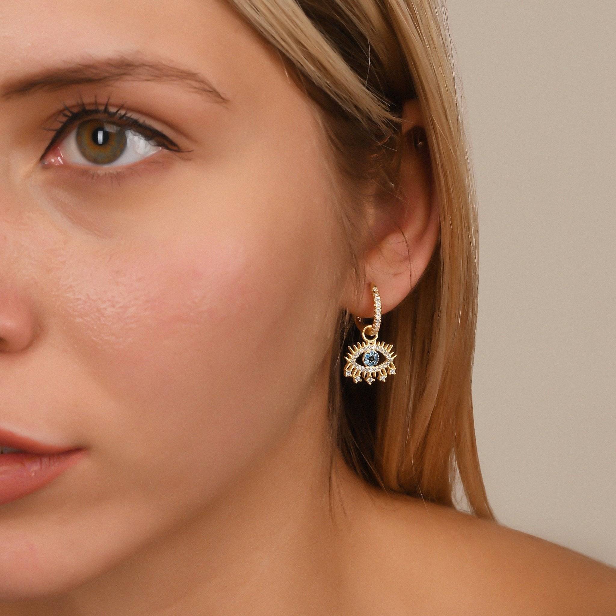 Evil Eye mit Zirkonia - SHAHDIA