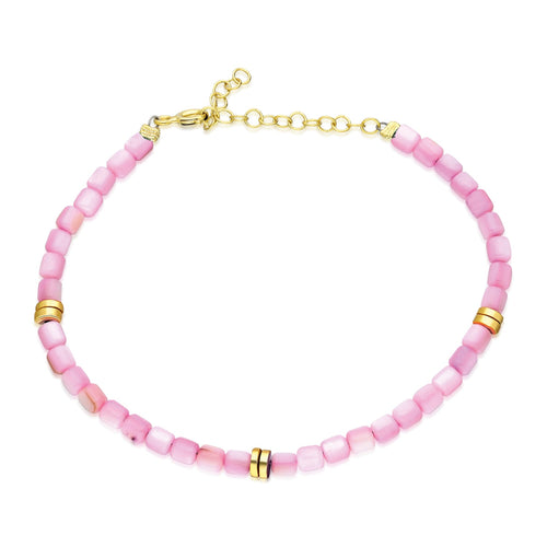 Perlenarmband Rosa - SHAHDIA