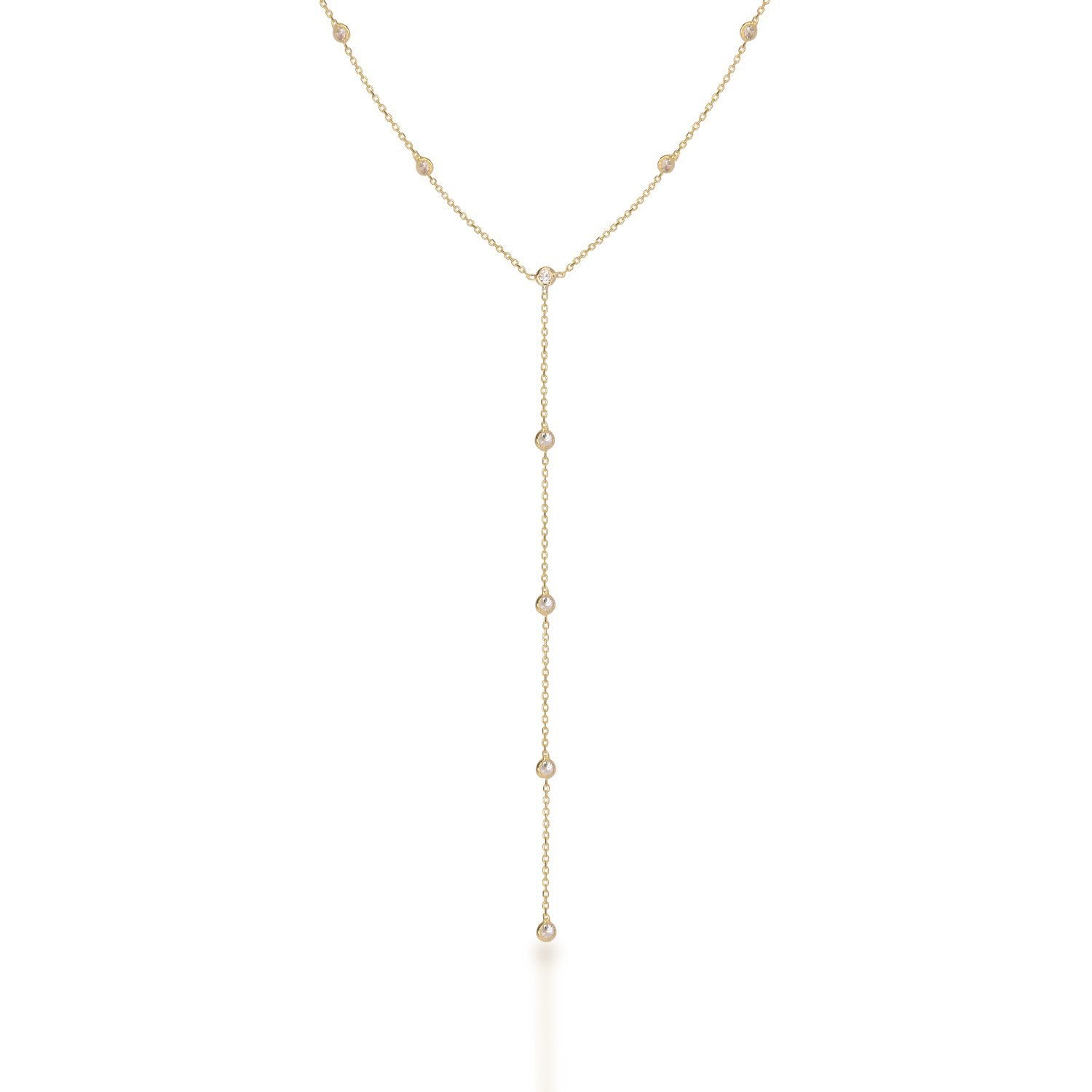 Y-Kette Zirkonia - Tash Jeweler