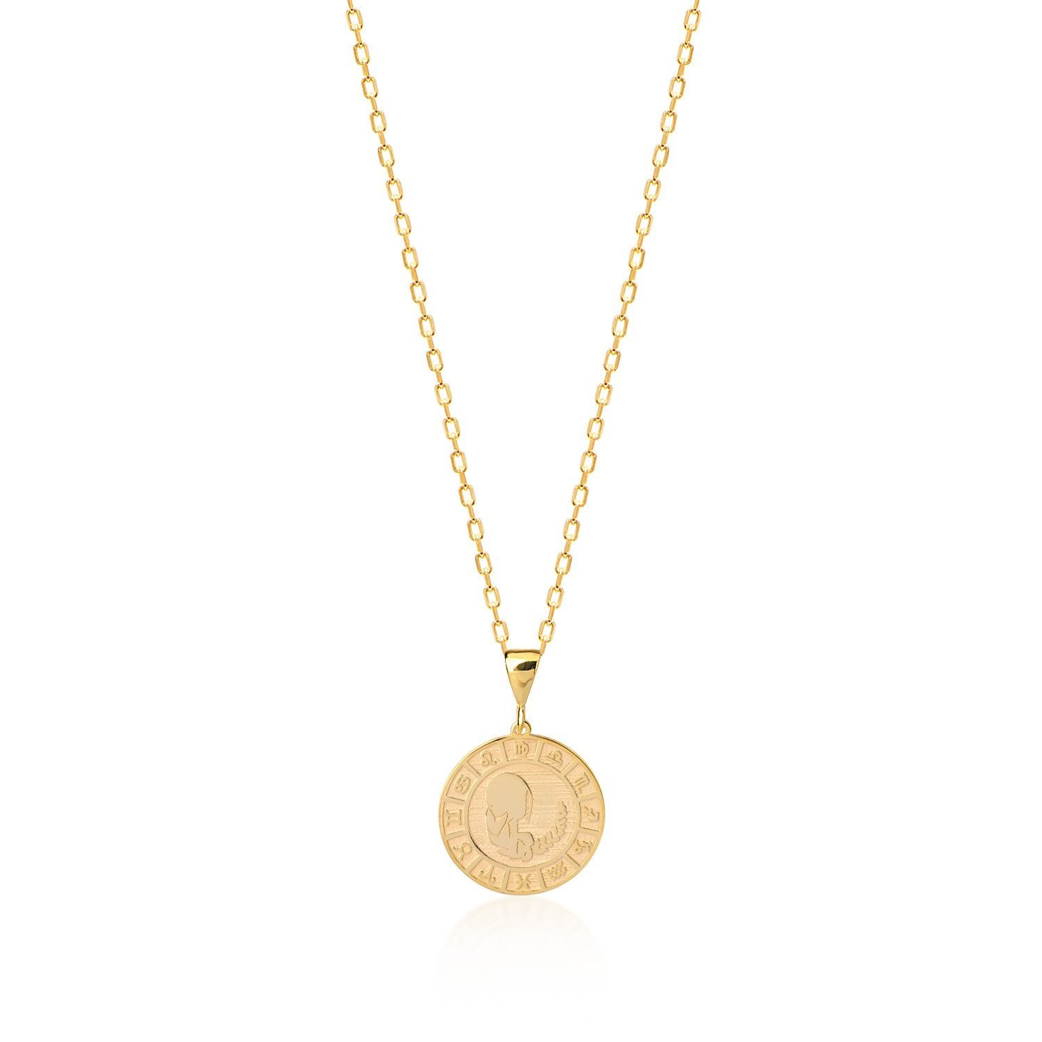 Zodiac Plate Kette - Tash Jeweler